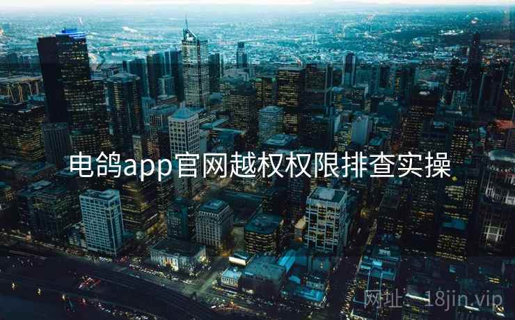 电鸽app官网越权权限排查实操  第1张