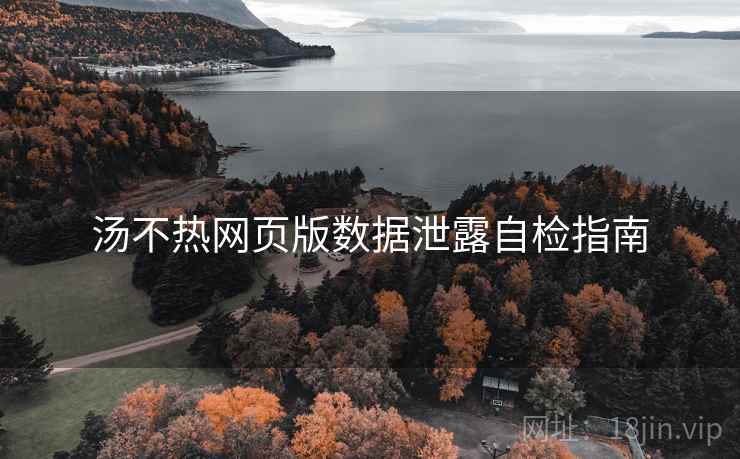 汤不热网页版数据泄露自检指南  第1张