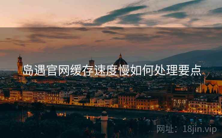 岛遇官网缓存速度慢如何处理要点  第2张