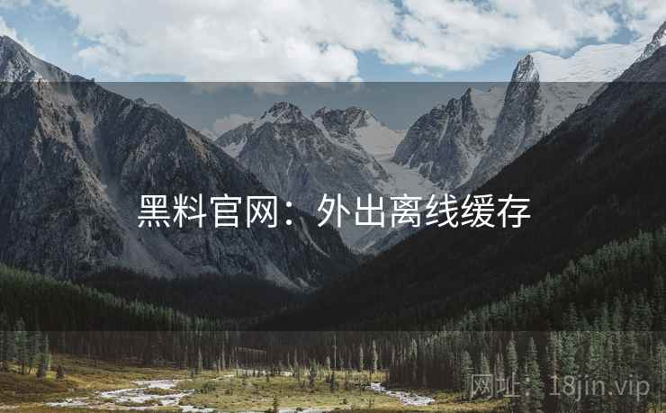 黑料官网：外出离线缓存  第1张