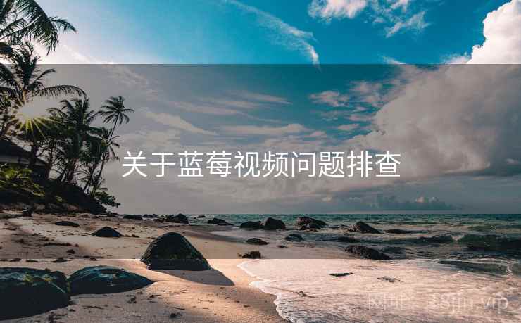 关于蓝莓视频问题排查  第2张