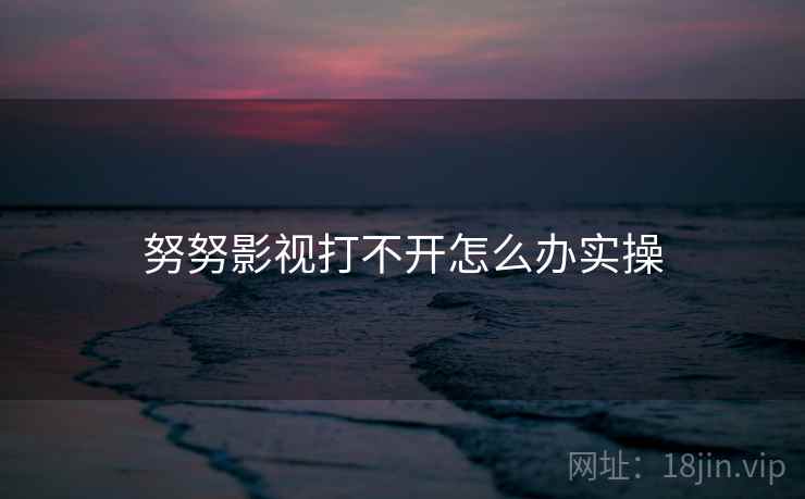 努努影视打不开怎么办实操  第2张