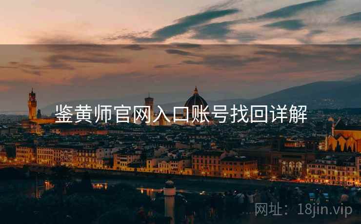 鉴黄师官网入口账号找回详解  第1张