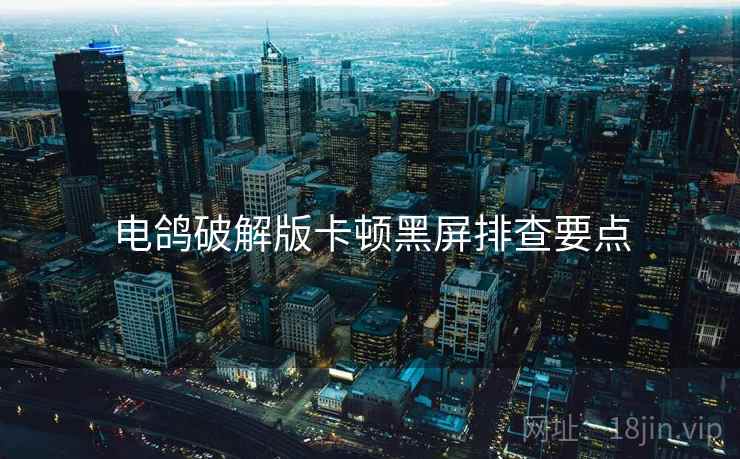 电鸽破解版卡顿黑屏排查要点  第2张