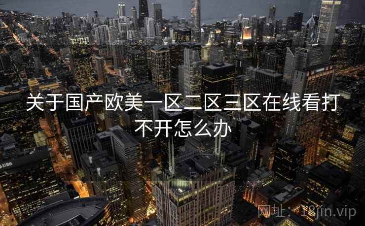 关于国产欧美一区二区三区在线看打不开怎么办  第2张