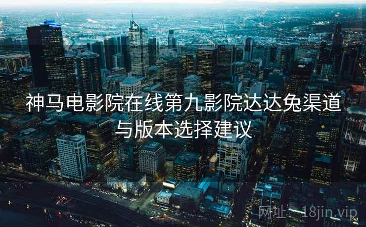 神马电影院在线第九影院达达兔渠道与版本选择建议  第1张