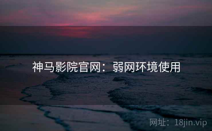 神马影院官网：弱网环境使用  第1张