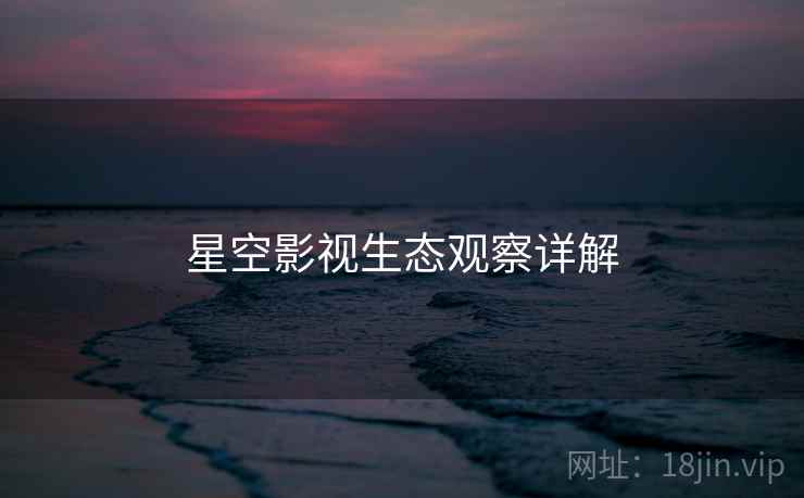 星空影视生态观察详解  第2张